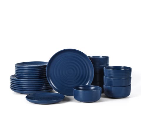 Ion Stoneware 24-Piece Dinnerware Set
