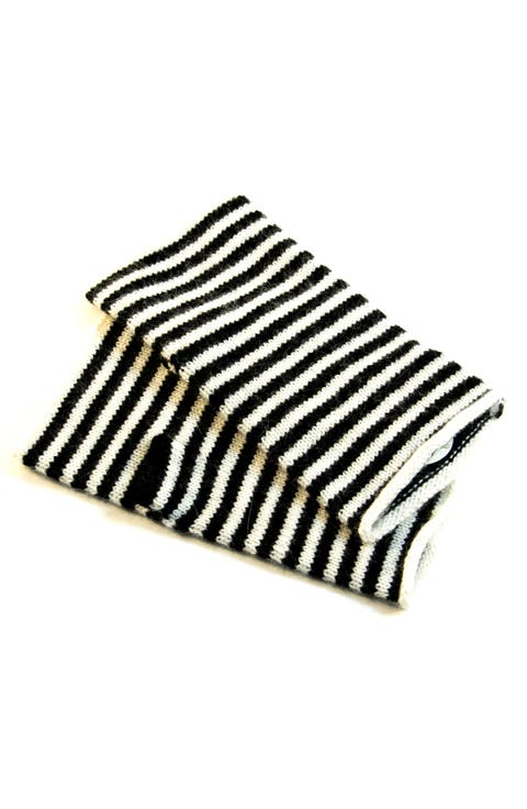 Stripe Fingerless Gloves