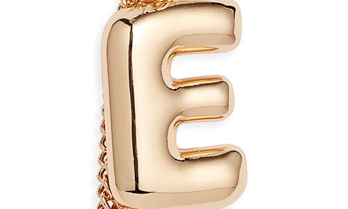 Chelsea28 Bubble Letter Bag Charm In Gold