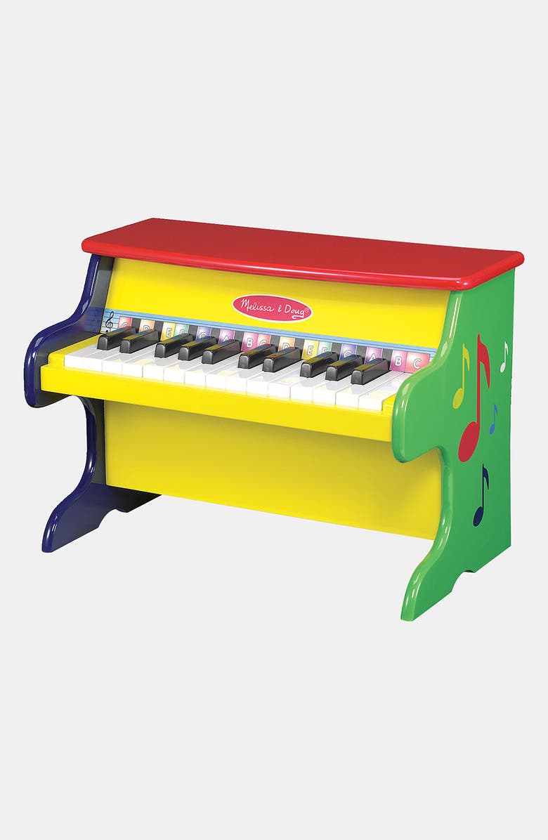 Melissa & Doug 'Learn-to-Play' Piano, Alternate, color, Multi