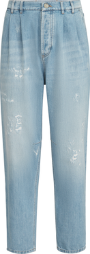 Brunello Cucinelli Denim trousers with rips