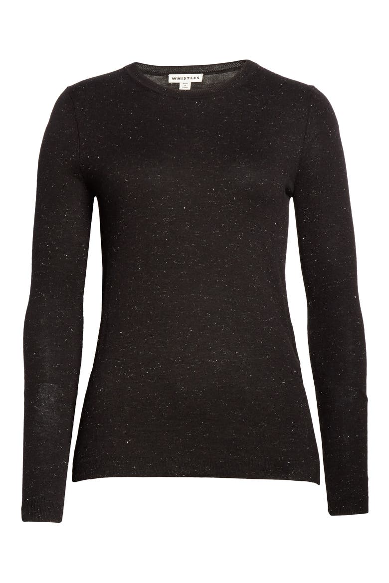 Annie Sparkle Sweater, Alternate, color, BLACK