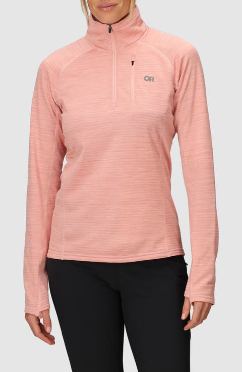 Vigor Grid Fleece Quarter Zip