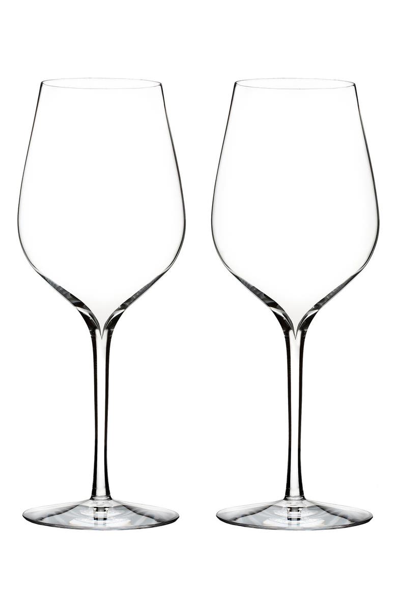 Waterford 'Elegance' Fine Crystal Sauvignon Blanc Glasses, Main, color, Clear