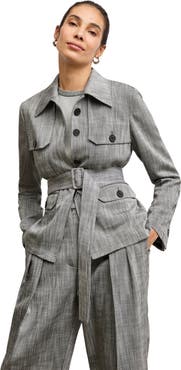 M.M.LaFleur Emery Safari Blazer - Porto Weave