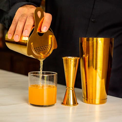 A Bar Above 4-piece Craft Bar Set, Gold In Gold