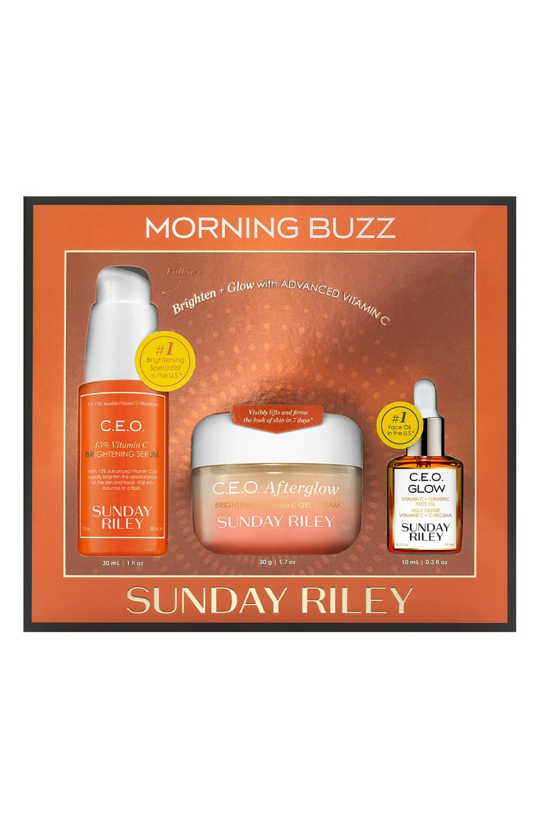 Sunday Riley Morning Buzz Set (Limited Edition) $150 Value, Alternate, color, 
