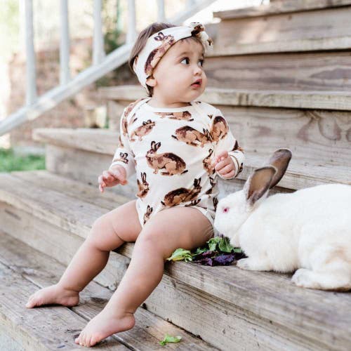 Milkbarn Long Sleeve One Piece In Green