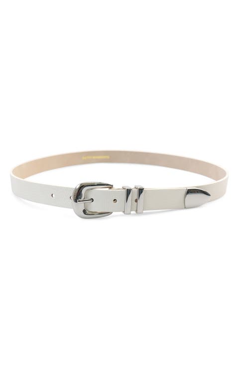 Atlas Faux Leather Belt