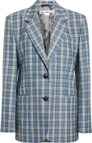 Acne Studios Jolga Check Moulin Wool Blazer