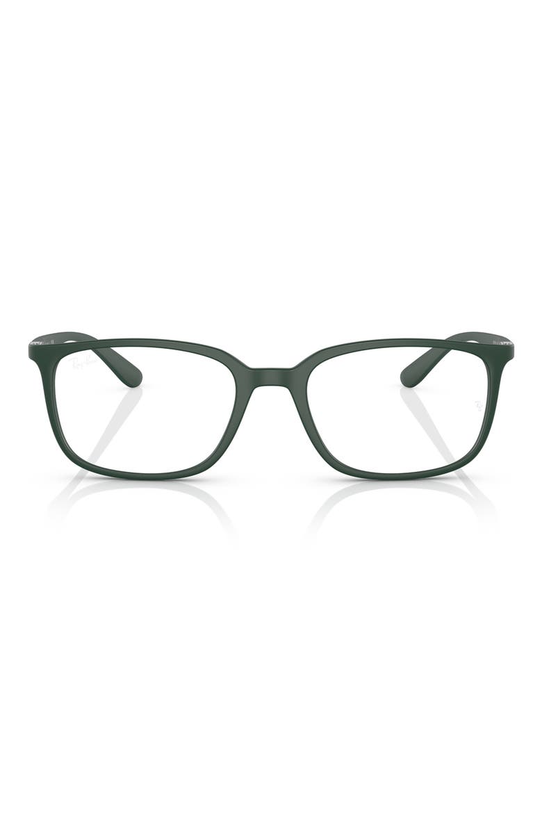 54mm Pillow Optical Glasses, Main, color, MATTE GREEN