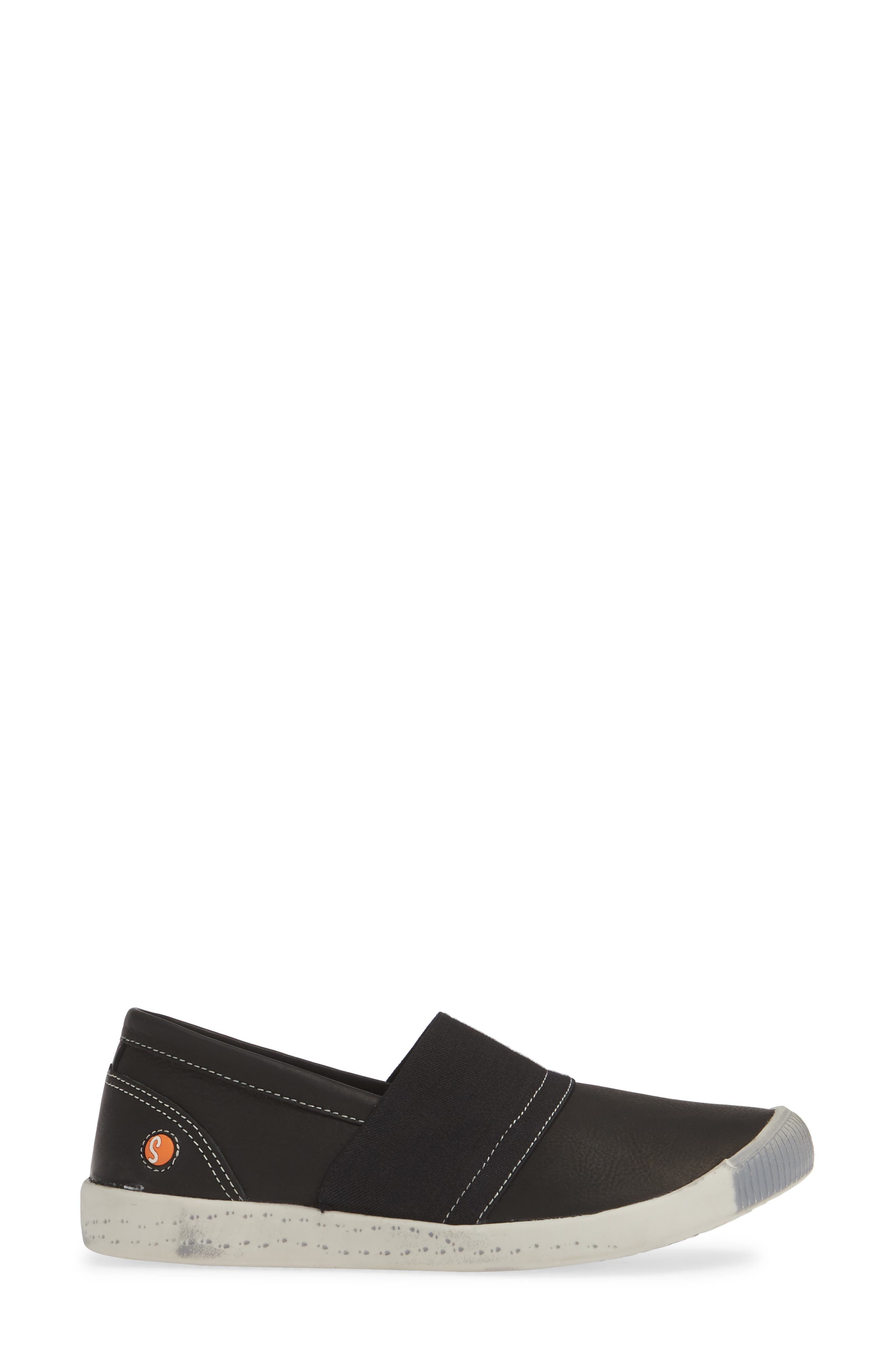 Ino Slip-On Sneaker, Alternate, color, BLACK LEATHER