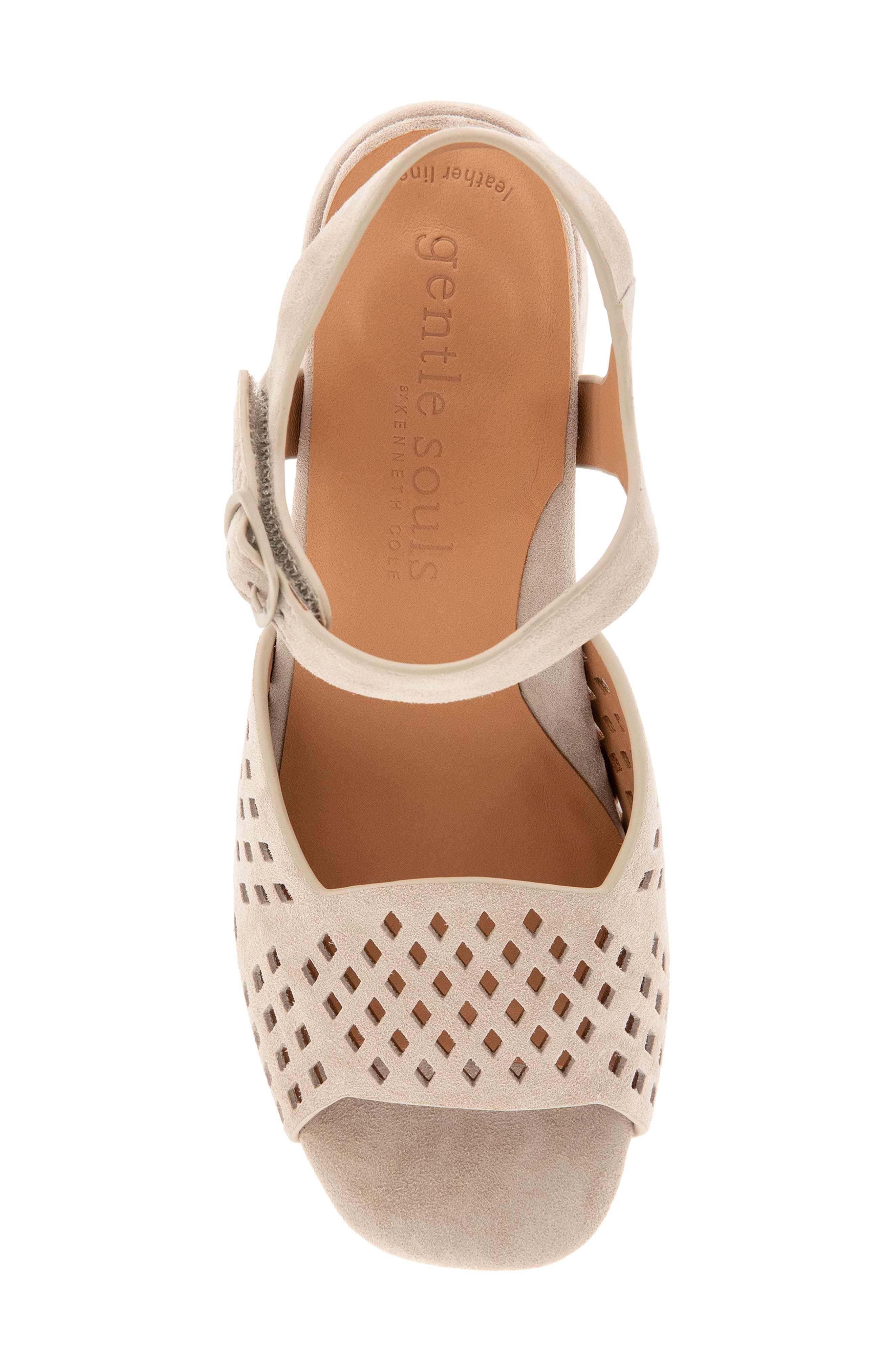 Oaks Ankle Strap Sandal, Alternate, color, LIGHT MUSHROOM SUEDE