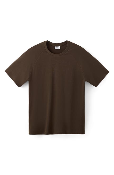 Relaxed Fit Cotton & Linen T-Shirt