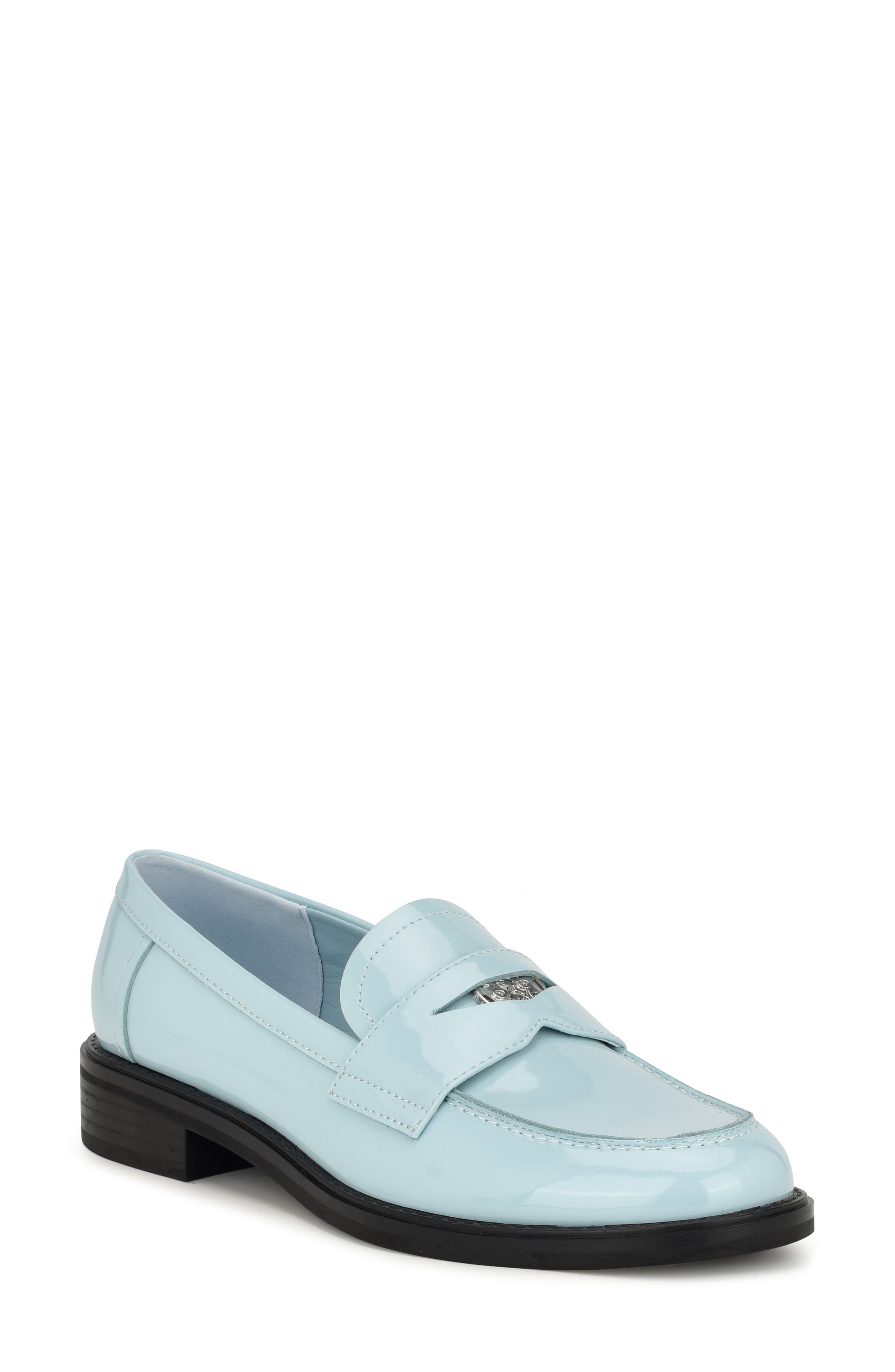Seeme Penny Loafer, Main, color, LIGHT BLUE