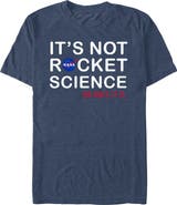 NASA Men's NASA It's Not Rocket Science Logo Graphic T-Shirt