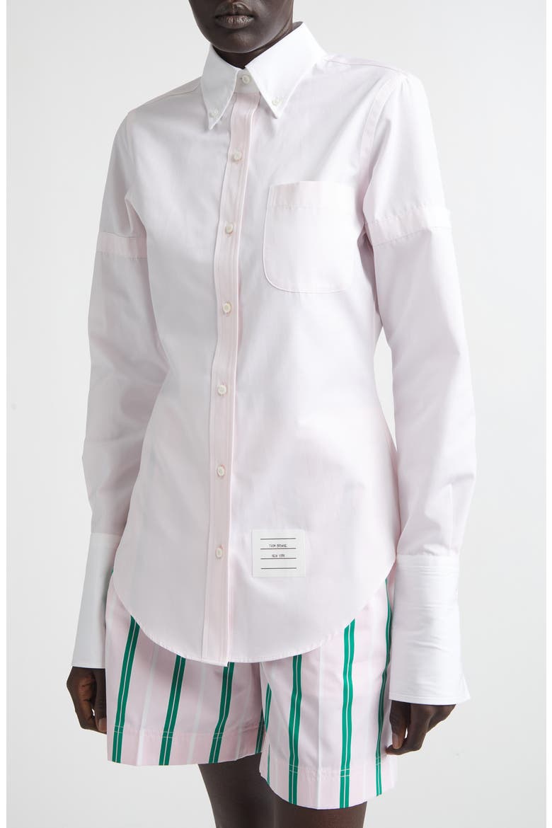 Classic Fit French Cuff Cotton Poplin Button-Down Shirt, Alternate, color, LIGHT PINK