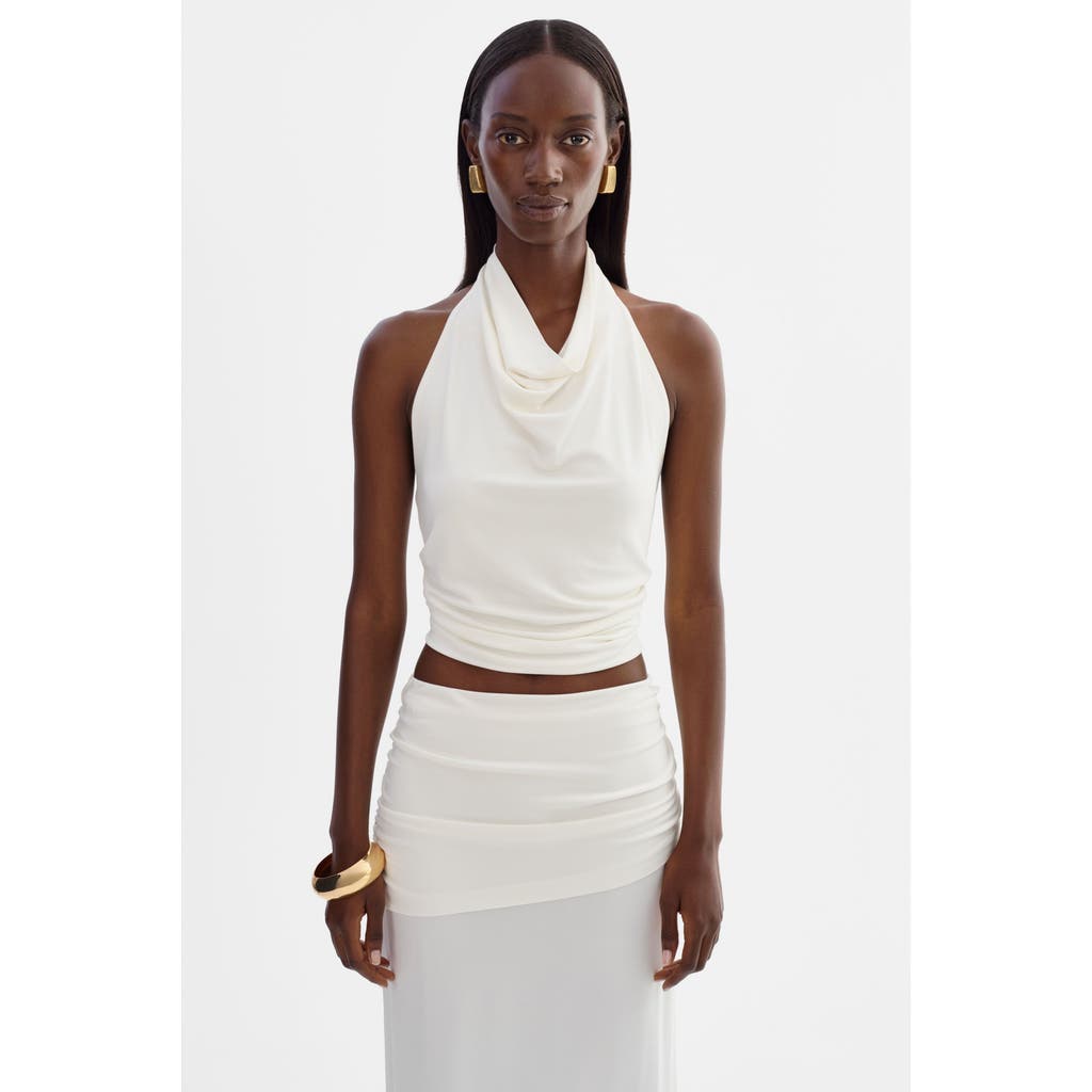 Lamarque Enza | Knit Halter Top In White