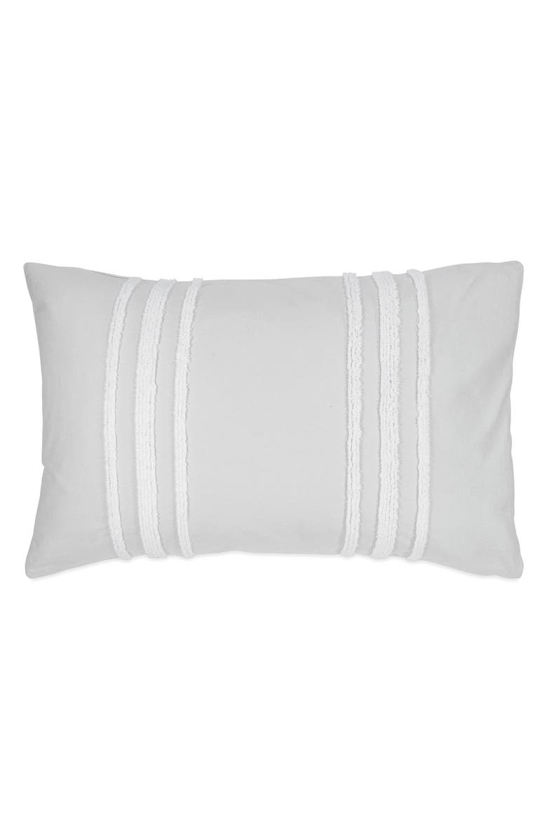 DKNY Chenille Stripe Comforter & Shams Set, Alternate, color, Silver