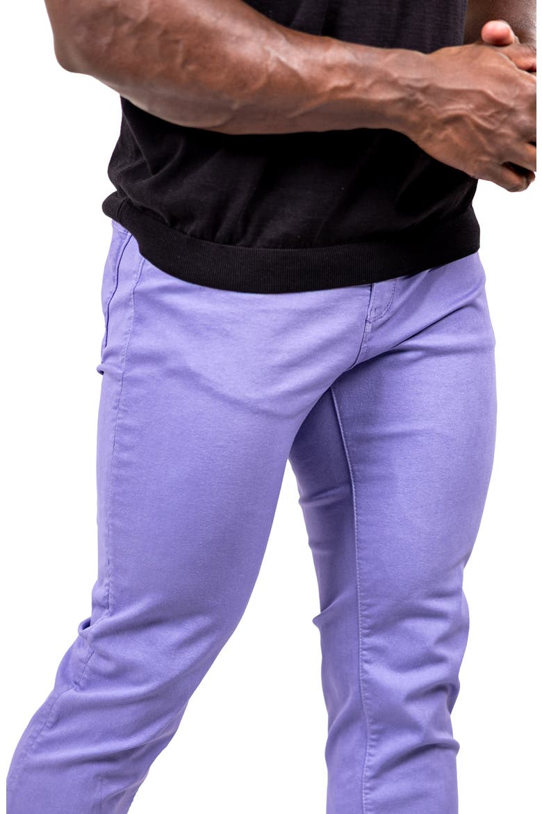 Marthyr Stretch Skinny Jeans, Alternate, color, PURPLE