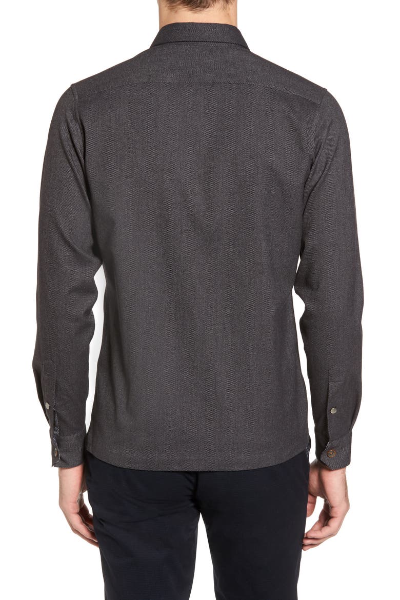 Digon Dobby Shirt, Alternate, color, GREY