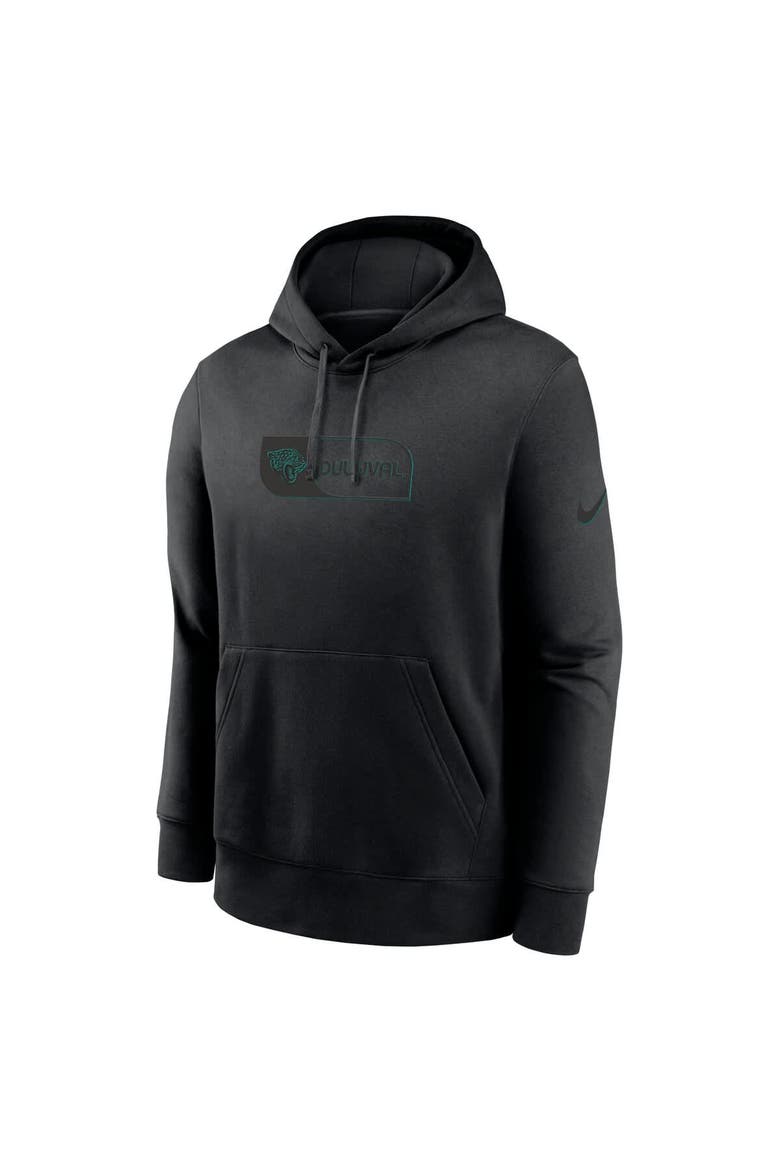 Men's Nike Black Jacksonville Jaguars Edge Pack French Terry Club Pullover Hoodie, Alternate, color, Black