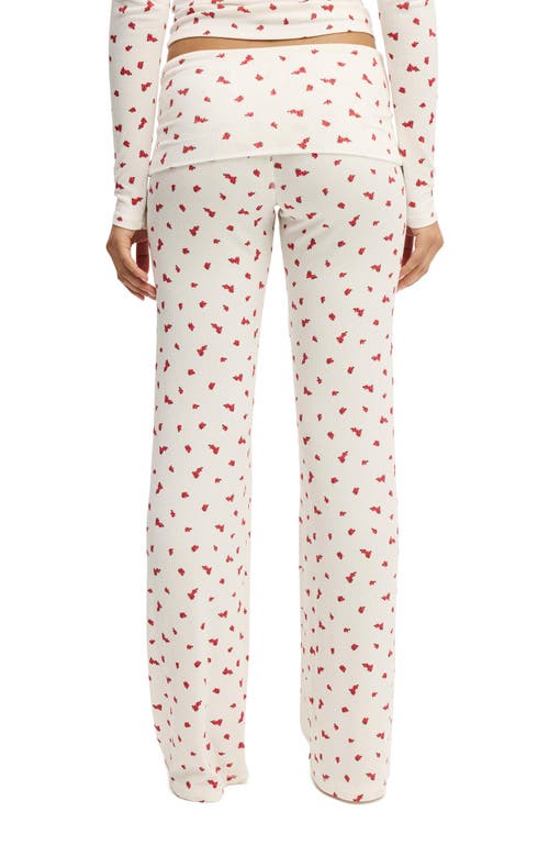 Cotton On Body Sleep Recovery Roll Waist Pant In White