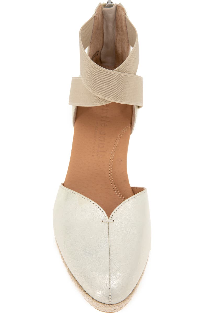 Gentle Souls Orya Espadrille Wedge Sandal, Alternate, color, Ice