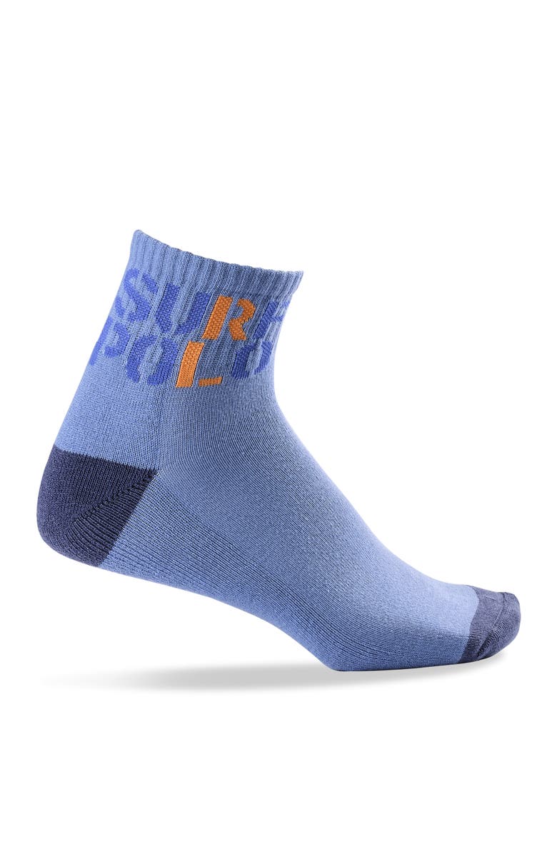 Polo Ralph Lauren Big & Tall 6-pk Surf Quarter-Top Athletic Socks, Alternate, color, Multi