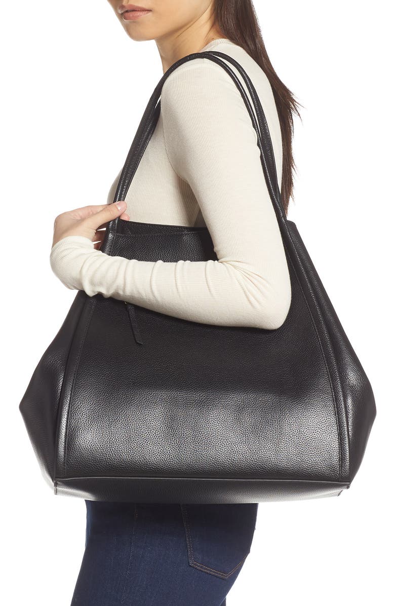 Nordstrom Oversize Leather Tote, Alternate, color,