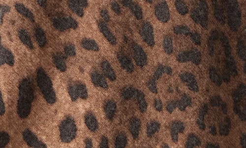 Sofia Cashmere Cashmere & Wool Blend Poncho In Brown