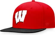 TOP OF THE WORLD Men's Top of the World Red Wisconsin Badgers Fundamental Snapback Hat