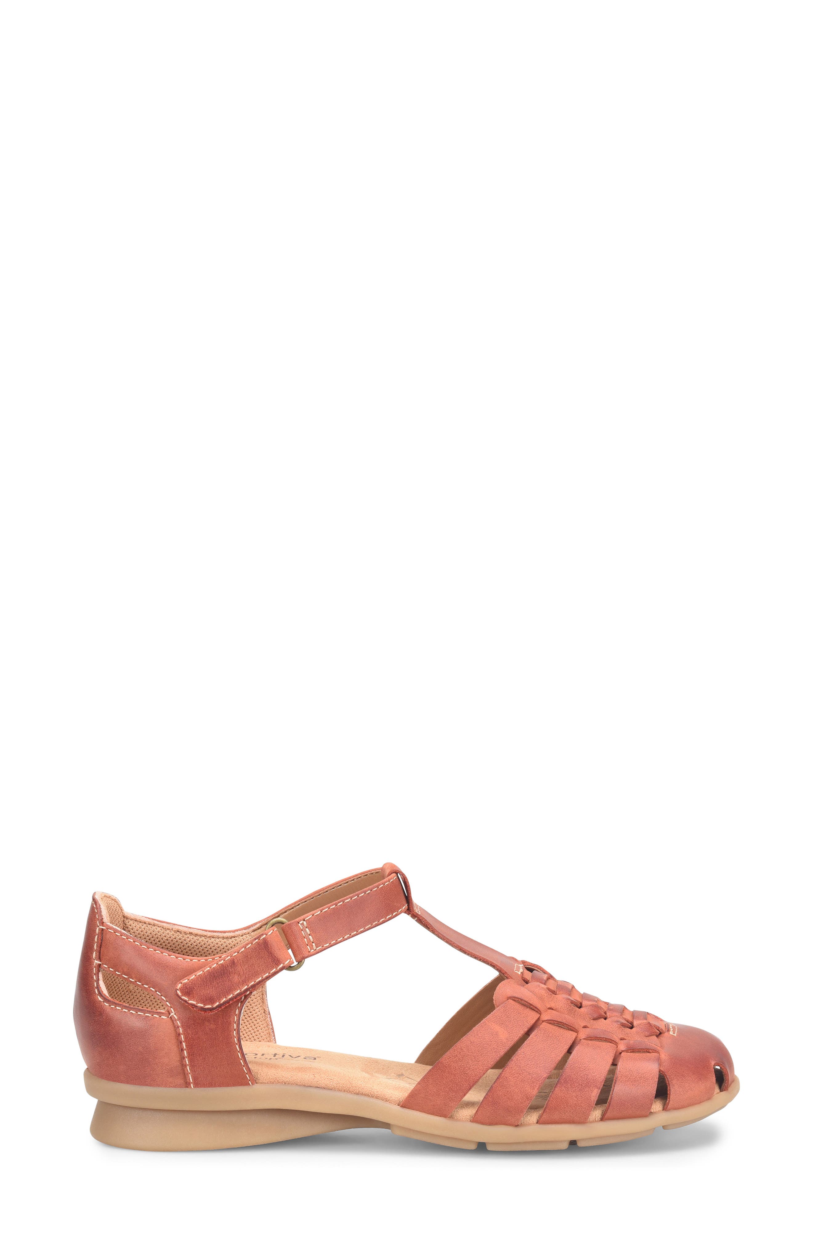Comfortiva Persa Fisherman Sandal, Alternate, color, Rust