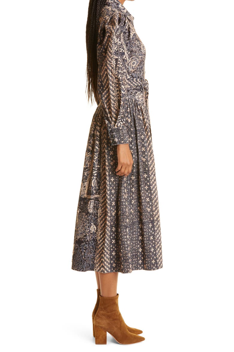 Lucinda Puff Sleeve Maxi Dress, Alternate, color, TWILIGHT