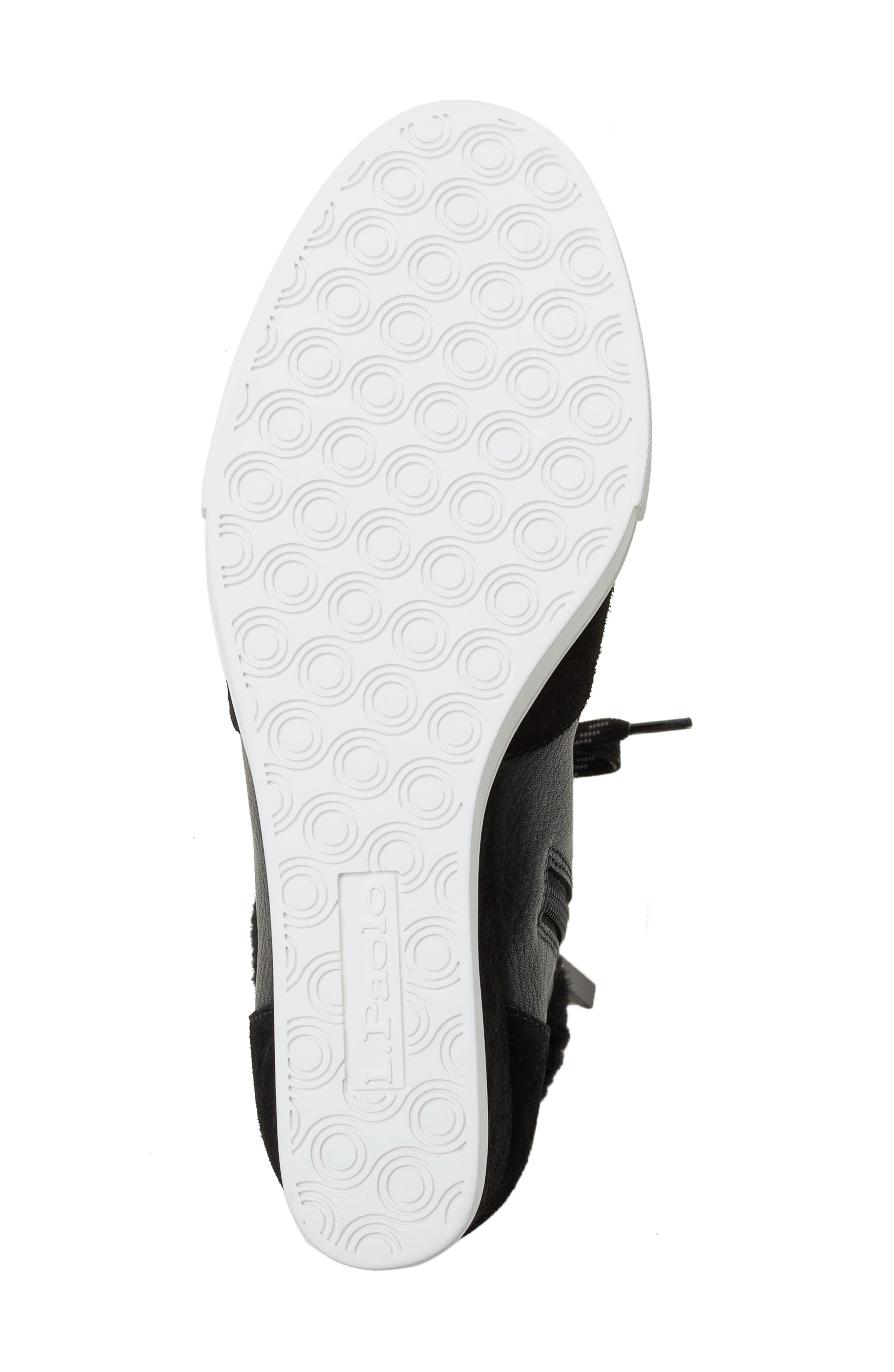 Linea Paolo Arden Wedge Sneaker, Alternate, color, Black