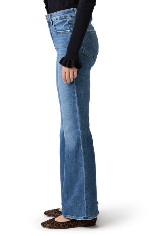 Paige Marlow High Waist Skimmer Flare Jeans In Blue