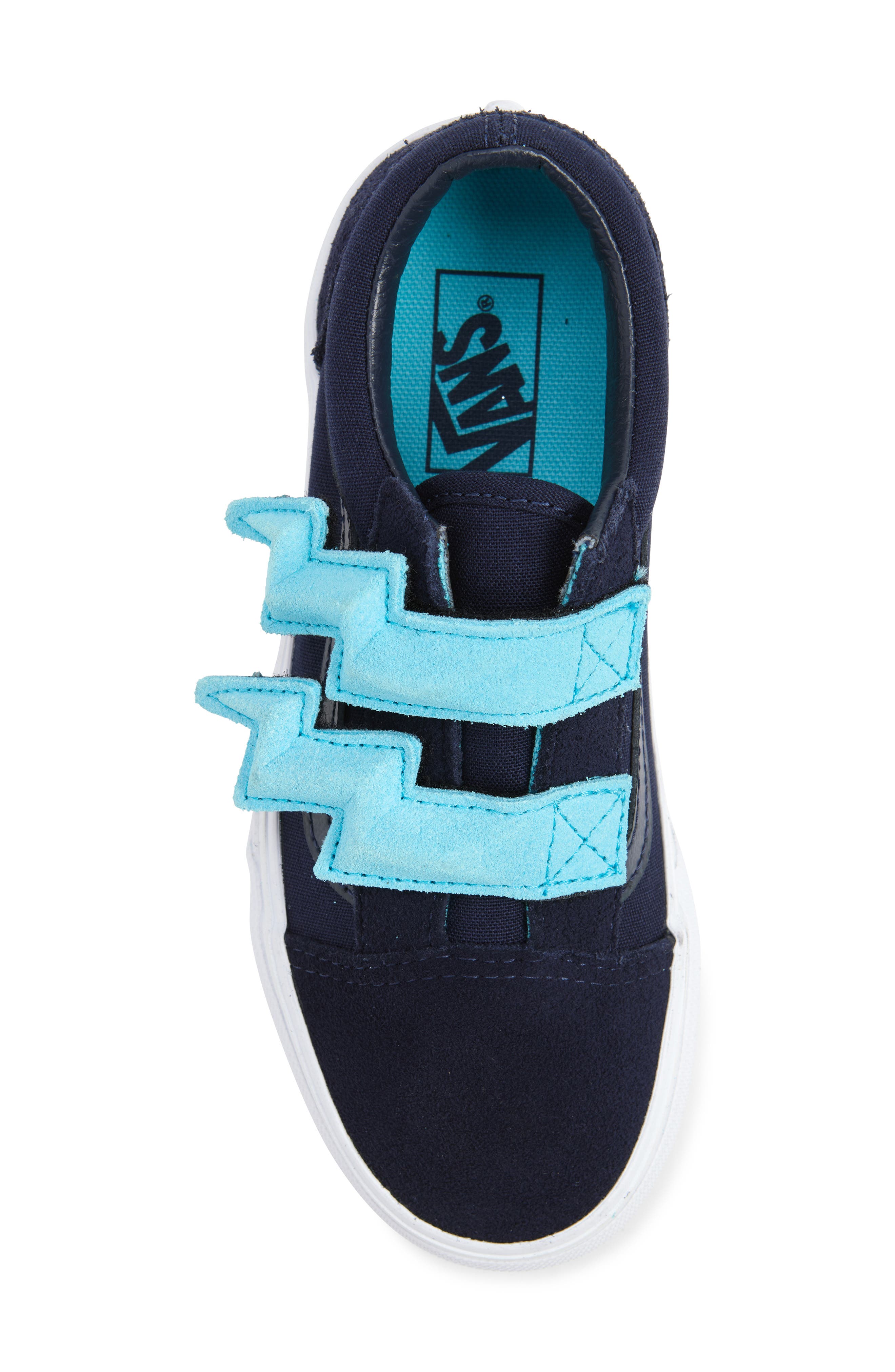 Vans Kids
 Old Skool Bolt Glow in the Dark Sneaker, Alternate, color, Glow Summer Nights Navy