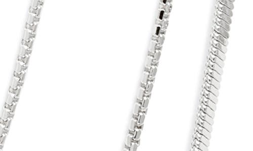 Nordstrom Demi Fine Layered Chain Necklace In Metallic