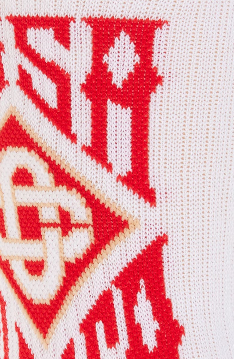 Casablanca Logo Crew Socks, Alternate, color, 