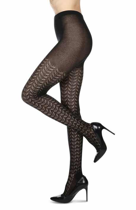 Pelerine Pointelle Sweater Tights