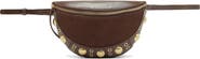 Arezzo Owen Studded Leather Belt Bag