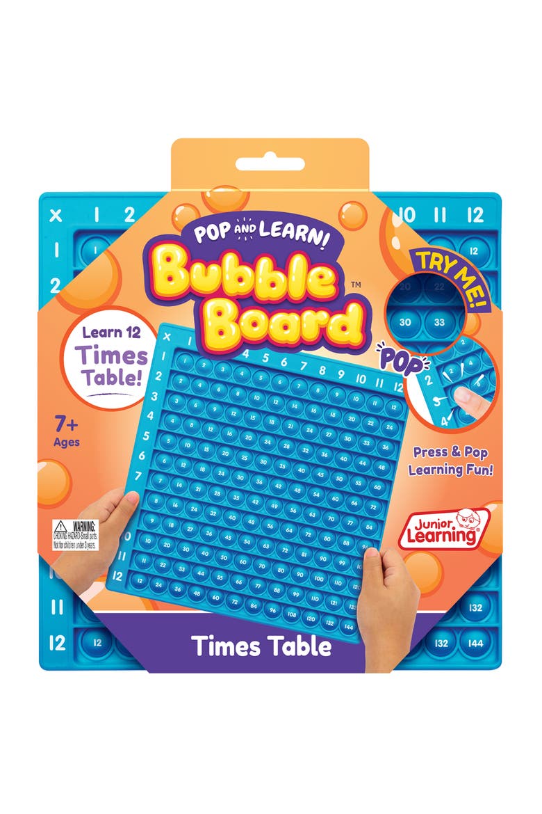Times Table Bubble Board, Main, color, Multicolored