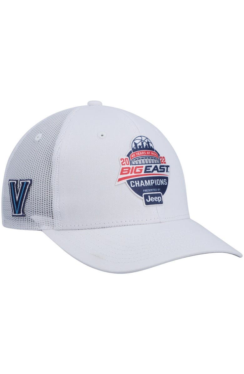 ZEPHYR Men's Zephyr White Villanova Wildcats 2022 Big East Men's Basketball Conference Tournament Champions Locker Room Adjustable Hat, Main, color, 