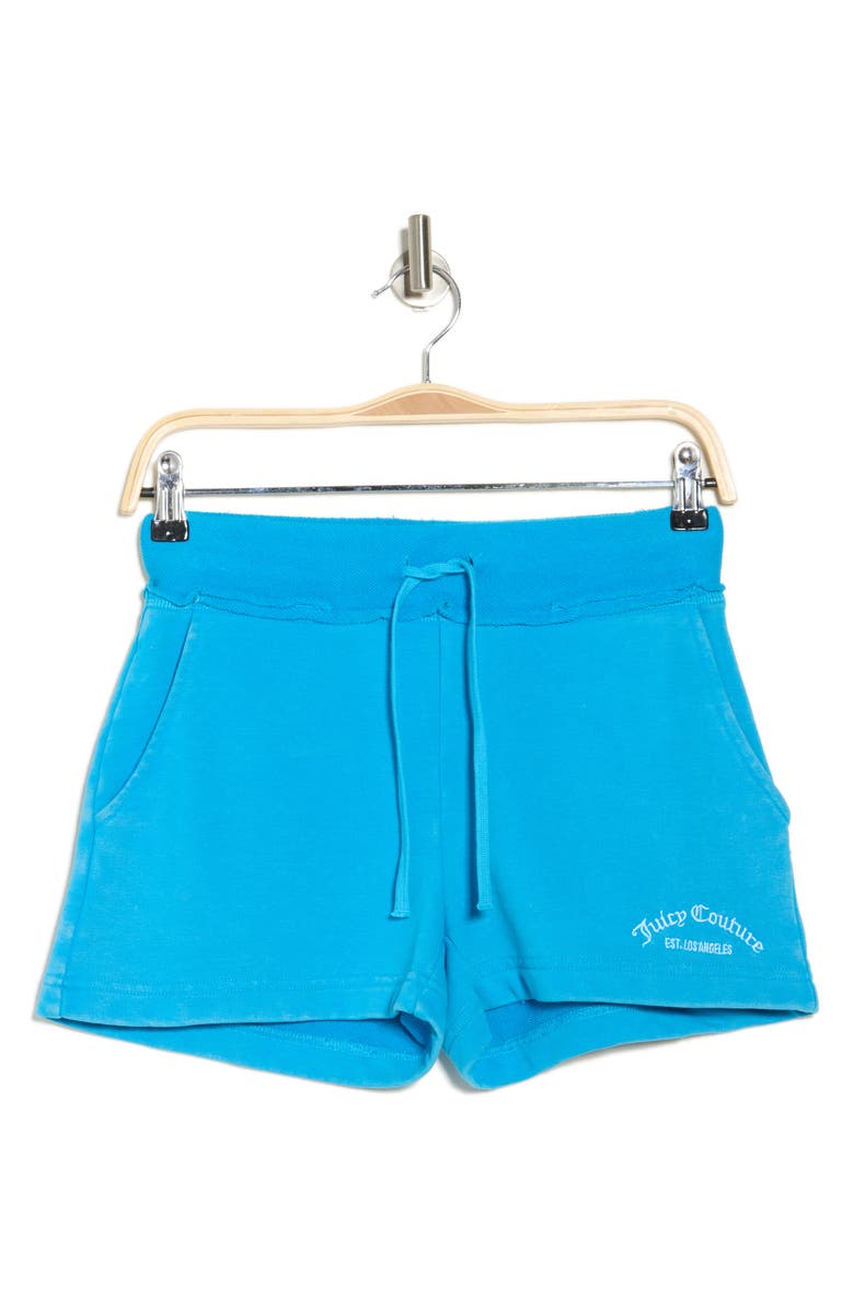Juicy Couture Embroidered Velour Shorts, Alternate, color, 