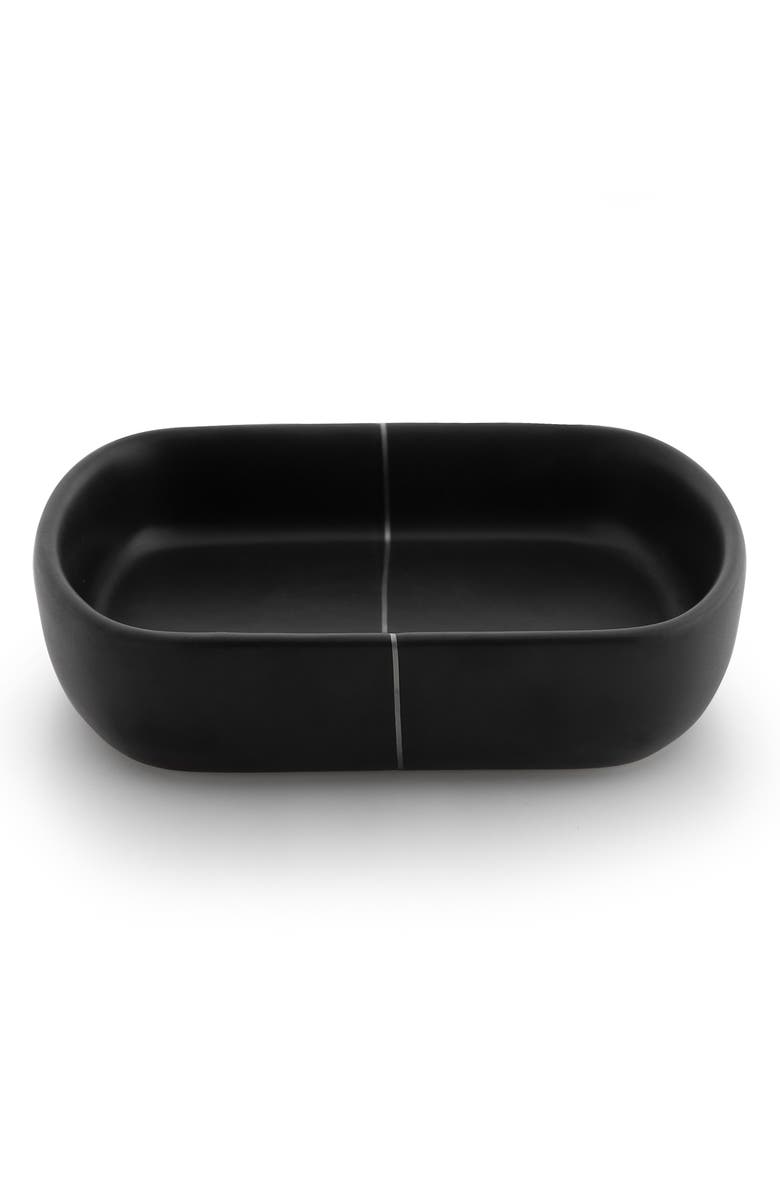 Kassatex Nero Soap Dish, Main, color, Black