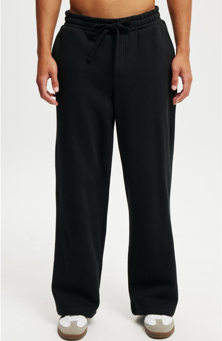 Cotton On Men's Super Baggy Track Pant, Main, color, Black