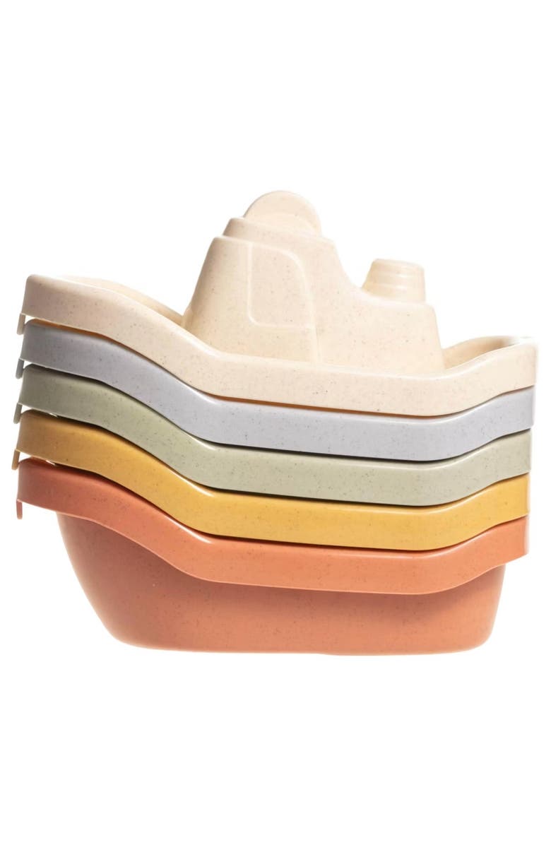 Sperric Floating Boats Mold Free Educational Bath Toy 5-Piece Set, Main, color, 