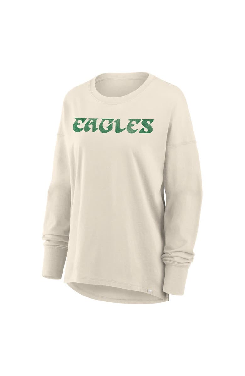 FANATICS Women's Fanatics Cream Philadelphia Eagles Dove Legacy Long Sleeve T-Shirt, Alternate, color, 