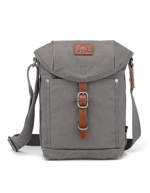 Forest Canvas Flap Crossbody Bag