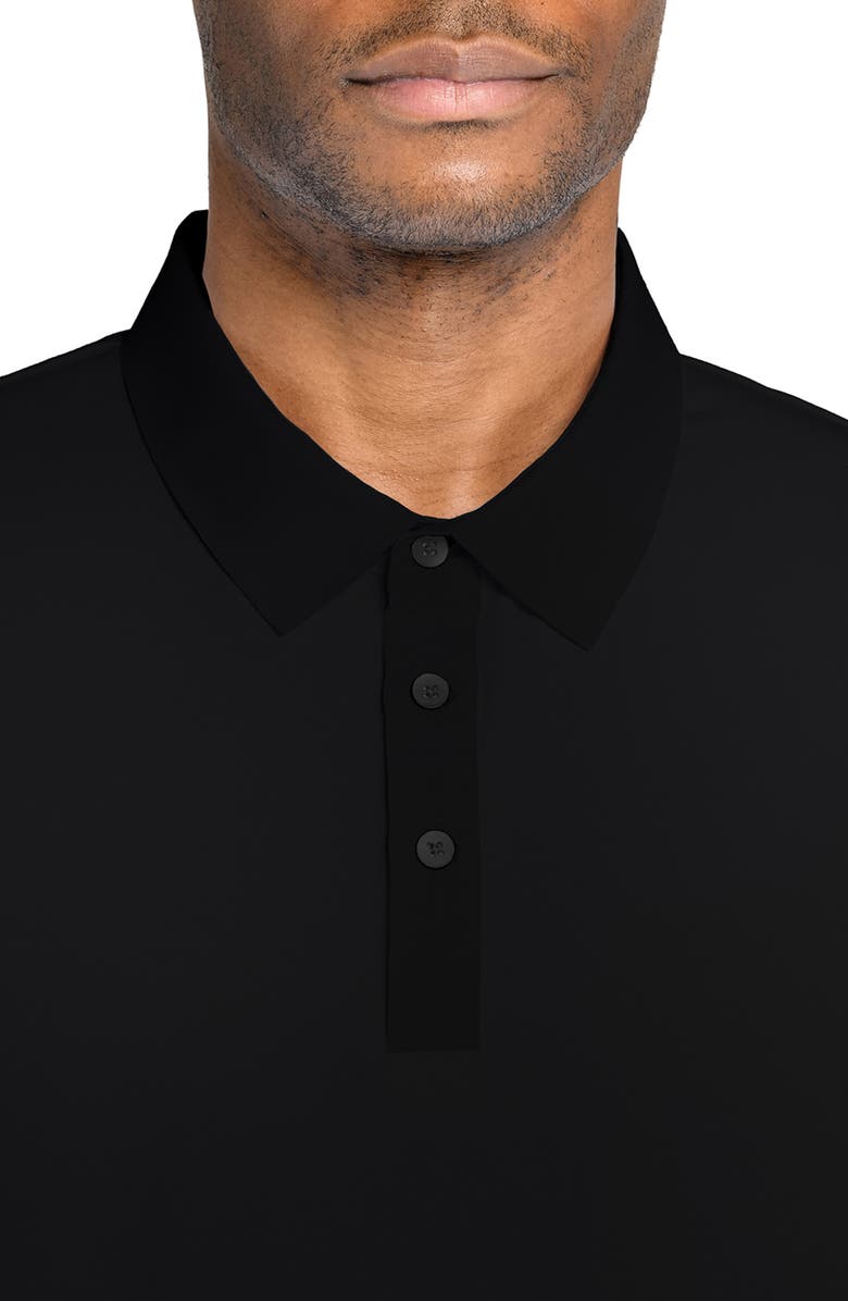 W.R.K Solid Reworked Slim Fit Polo, Alternate, color, Black